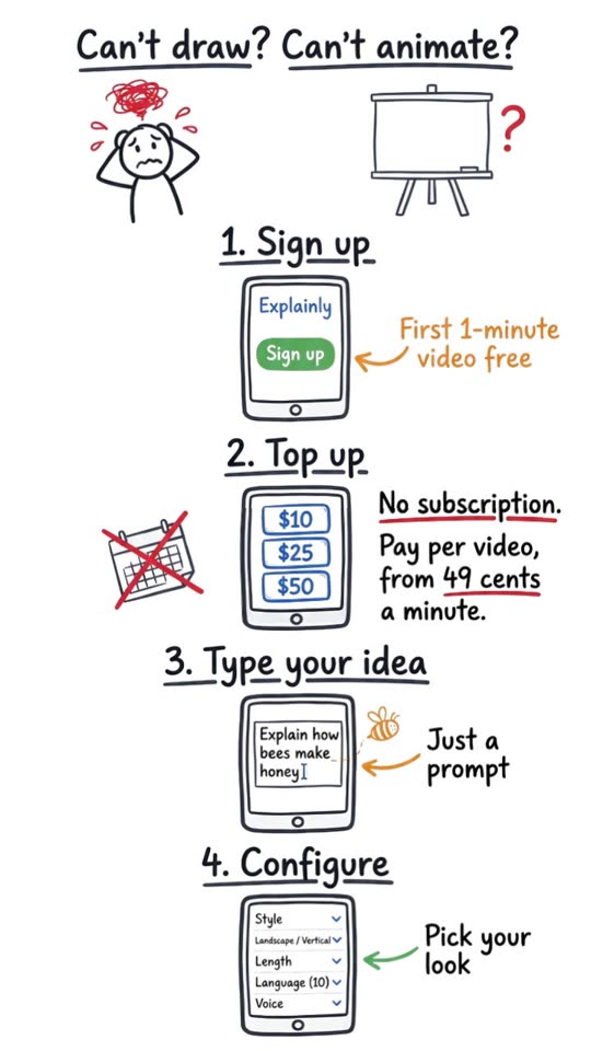 How Explainly works, in 90 seconds